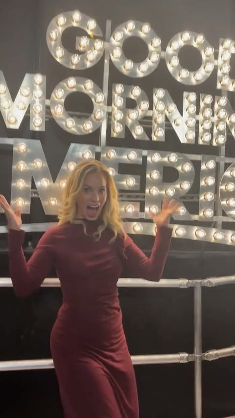 Instagram post by @hillarytollecarter for Good Morning America. Caption reads: Honored to join @goodmorningamerica on GMA3 to....