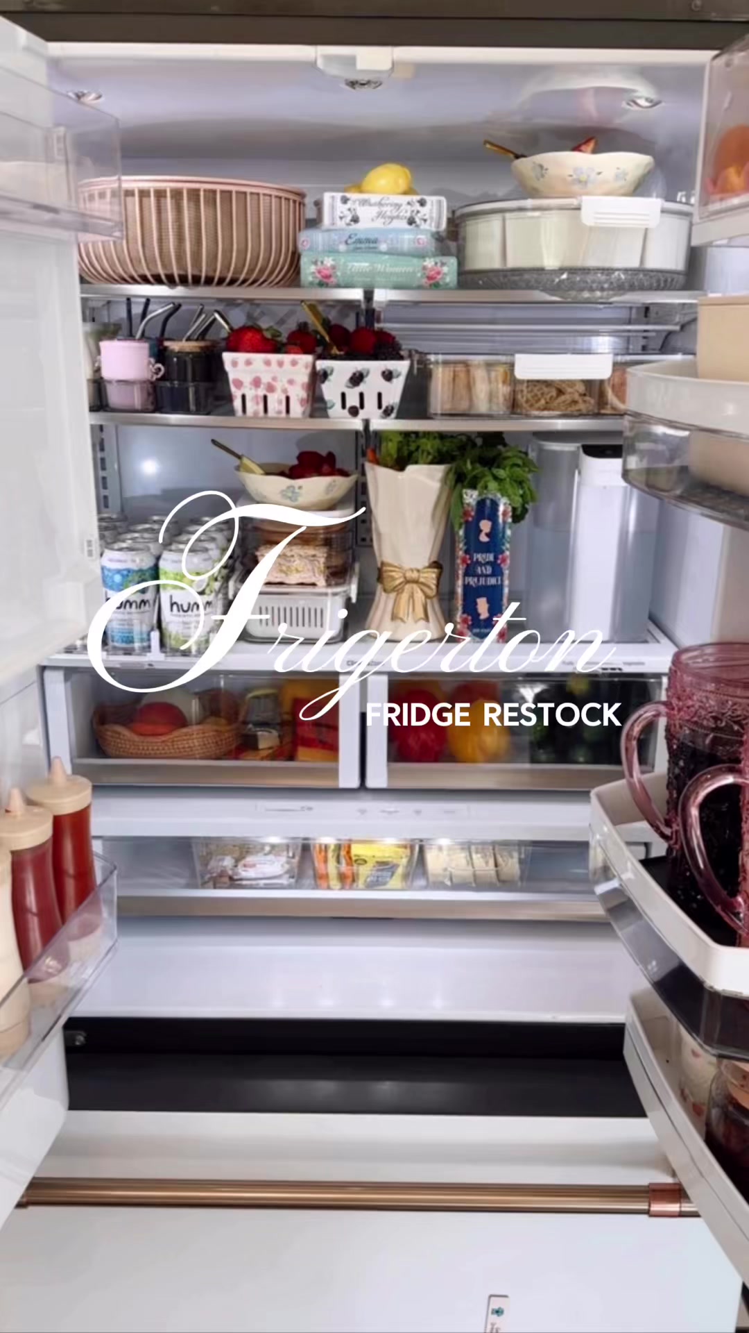 TikTok post by @julianna_claire for Humm Kombucha. Caption reads: Dearest Eaters, you are cordially invited to....