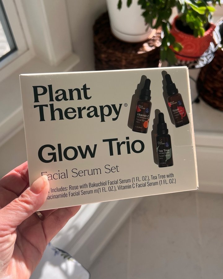 Instagram post by @thewaterbearerpointofview for Plant Therapy. Caption reads: Plant Therapy just hit the @costco website. More....