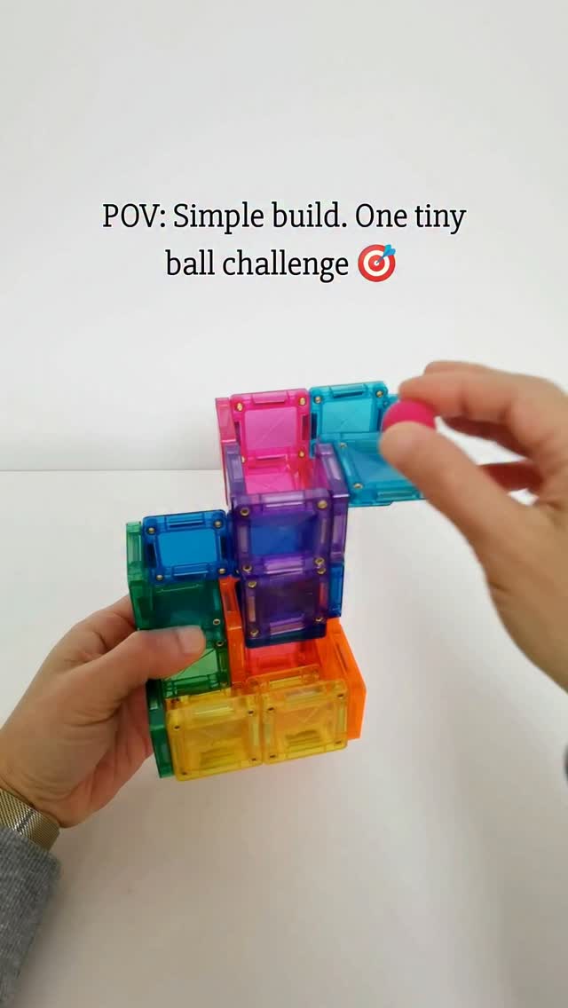 Instagram post by @lucycollective.space for Connetix Tiles. Caption reads: [...] Advertisement #CONNETIX #CONNETIXTiles....