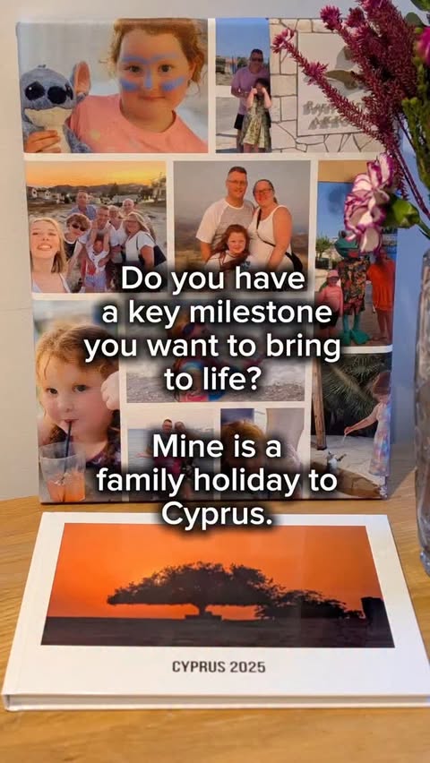 Instagram post by @lifewiththebogans for Photobox. Caption reads: [...] in our home. I am so happy with our....