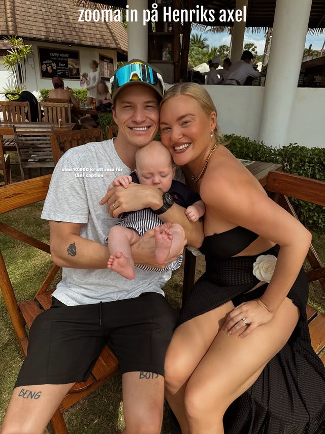 Instagram post by @lisaborg for TUI Sverige. Caption reads: reklam @tuisverige 🌴 Vinn 10.000 i presentkort....