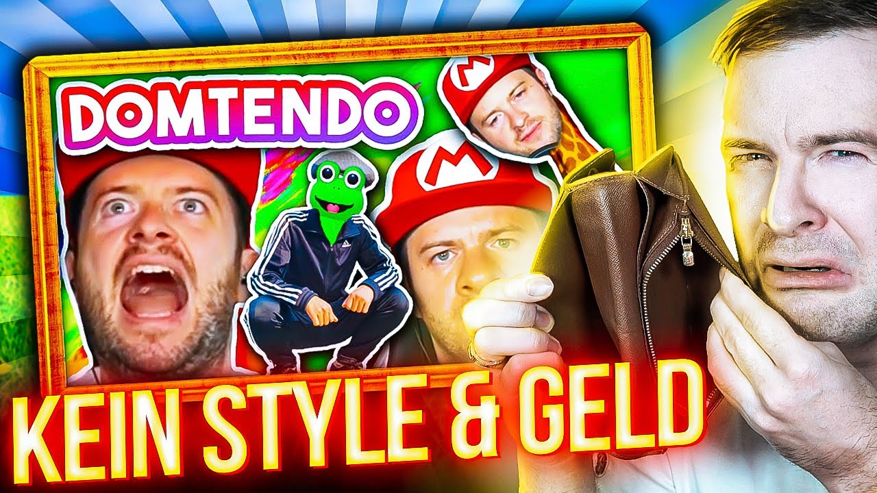 YouTube post by @Domtendo for Uber. Caption reads: I have no style and no money?.