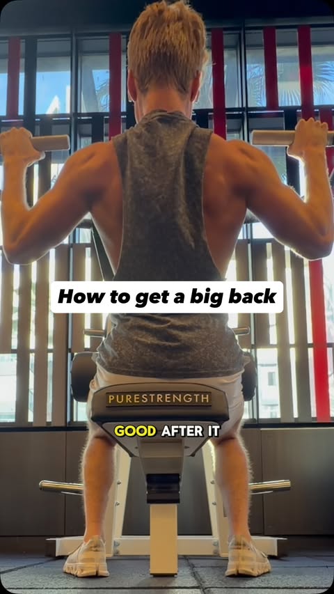 Instagram post by @louislevanti for Equinox. Caption reads: How to get a big back at the gym 💪🏼 @equinox....