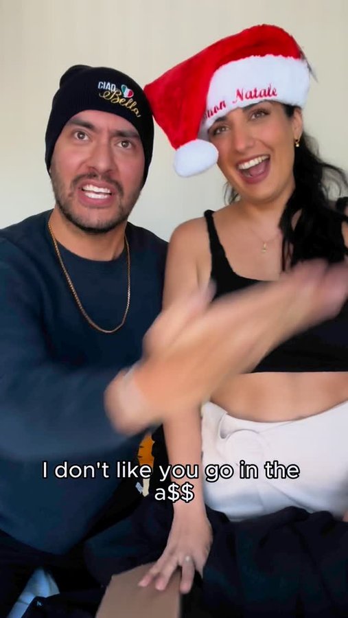 Instagram post by @iamjessicamarchi for Hardcore Italians. Caption reads: [...] be receiving this xmas are from....