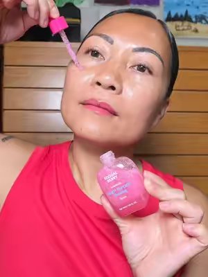 TikTok post by @jookinnyc for EQQUALBERRY. Caption reads: [...] my skin looks. 💗 I’m adding the EQQUALBERRY....