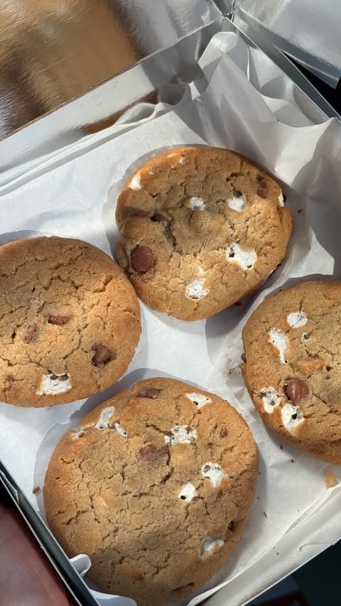 Instagram post by @clairemdavies for Tiff's Treats. Caption reads: could not wait to share that @tiffstreats just....
