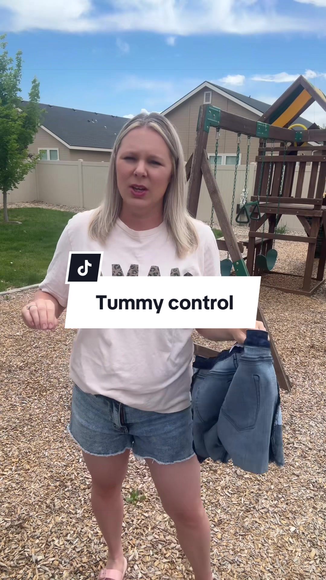 TikTok post by @kelsey0710 for Alexander Jane. Caption reads: These tummy control shorts from @Alexander Jane....