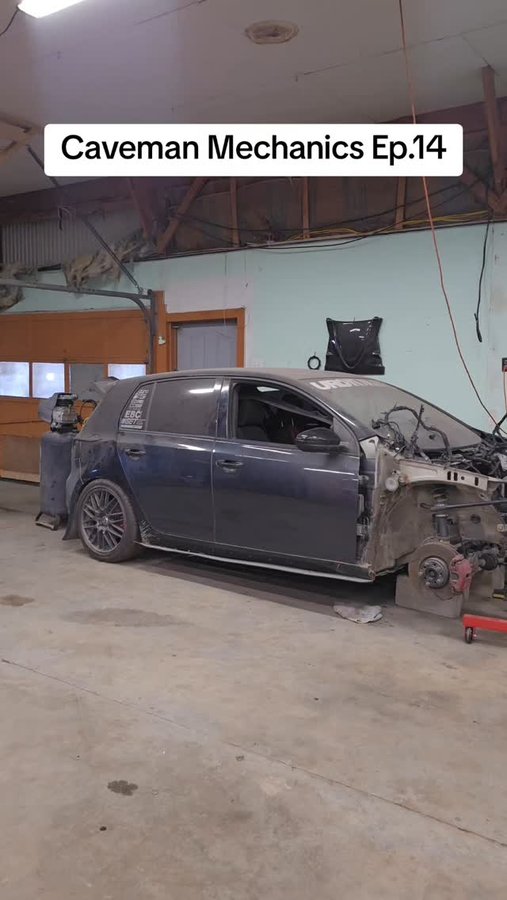 Instagram post by @caveman.mechanic for Arccaptain. Caption reads: [...] show how welder work. Sponsored by....