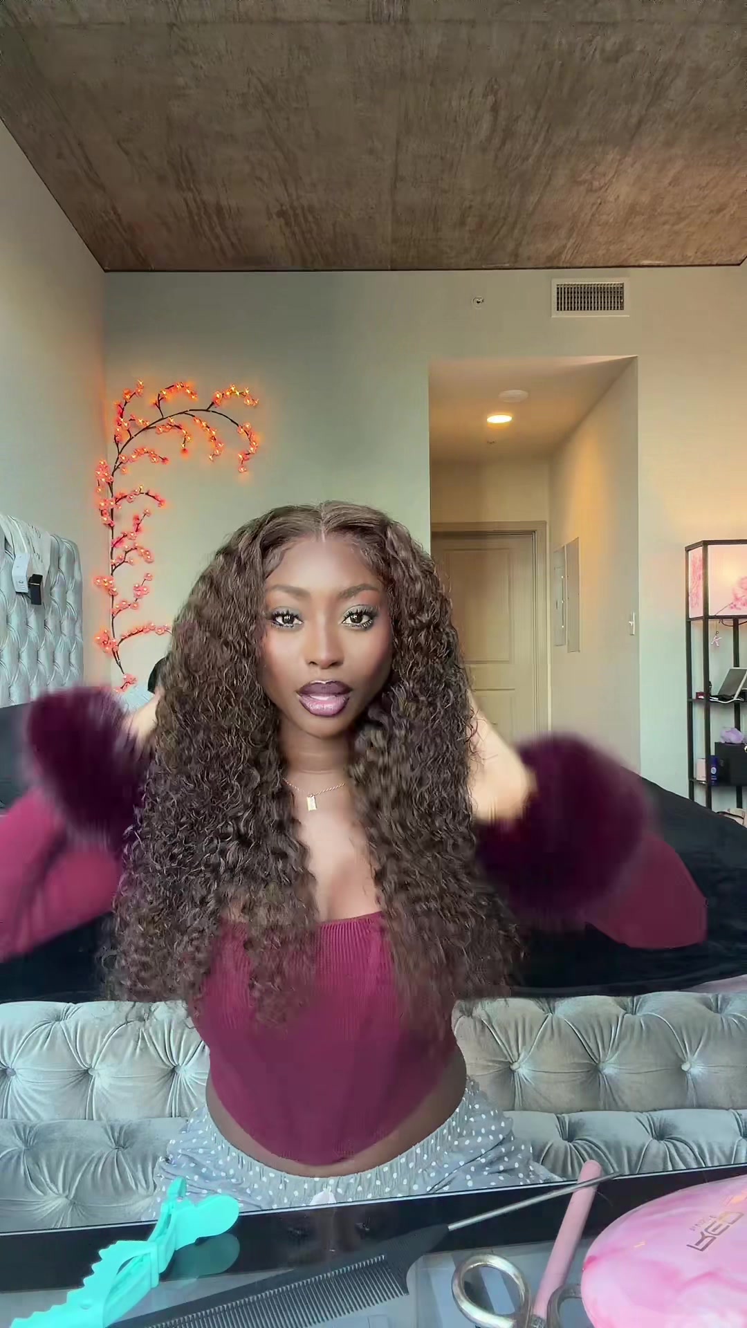 TikTok post by @kaykalore4 for Ashimary Hair. Caption reads: Thus might be my fav hair I’ve ever done !!....