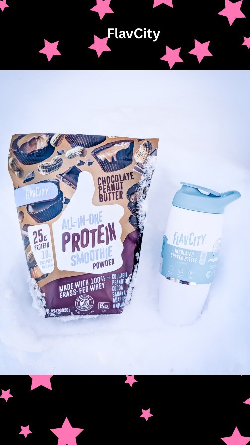 Instagram post by @the_zamp_camp for ShopFlavCity. Caption reads: For the moms who want to be healthy… but like,....