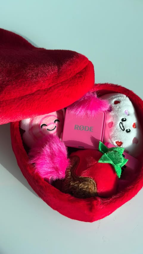 Instagram post by @dana.today for RØDE. Caption reads: Isn’t it the perfect valentines gift? 💝 the....