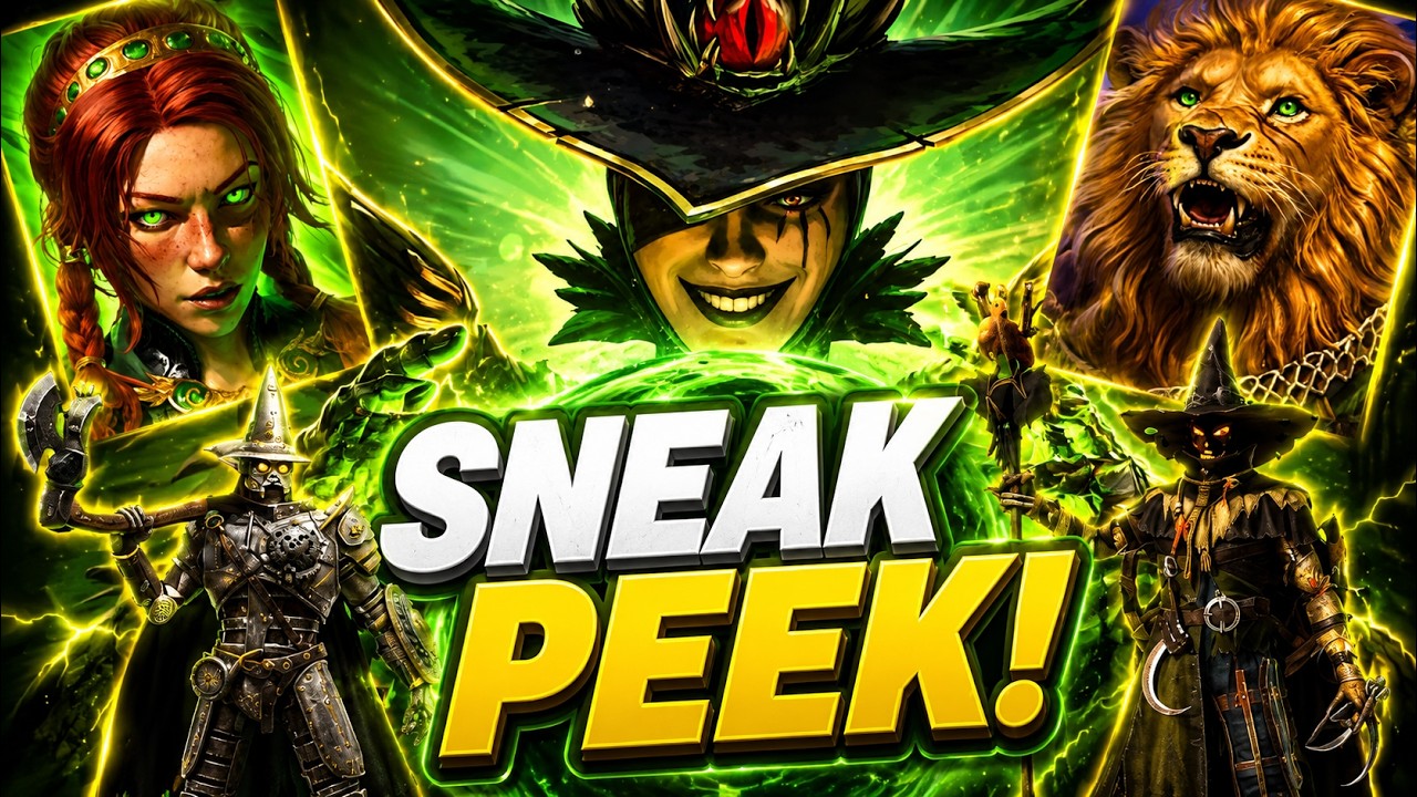 YouTube post by @BoozorTV for Plarium. Caption reads: [...] Shadow Legends | Echoes of Oz Sneak .......