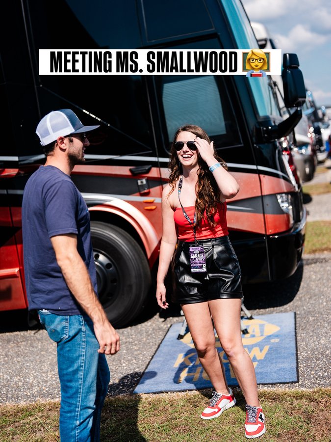 Instagram post by @chaseelliott9 for NASCAR. Caption reads: Class is in session! 📝 @chaseelliott9 meets....