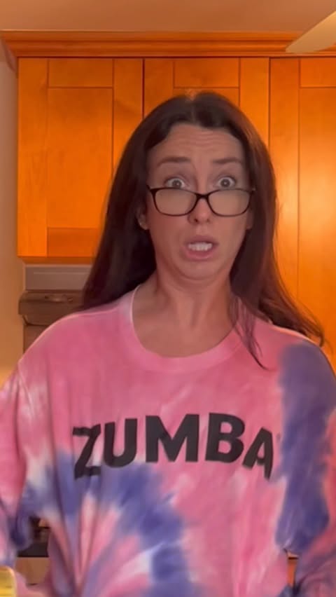 Instagram post by @beccabastos for Zumba. Caption reads: her me-time is observed weekly @zumba #ad....