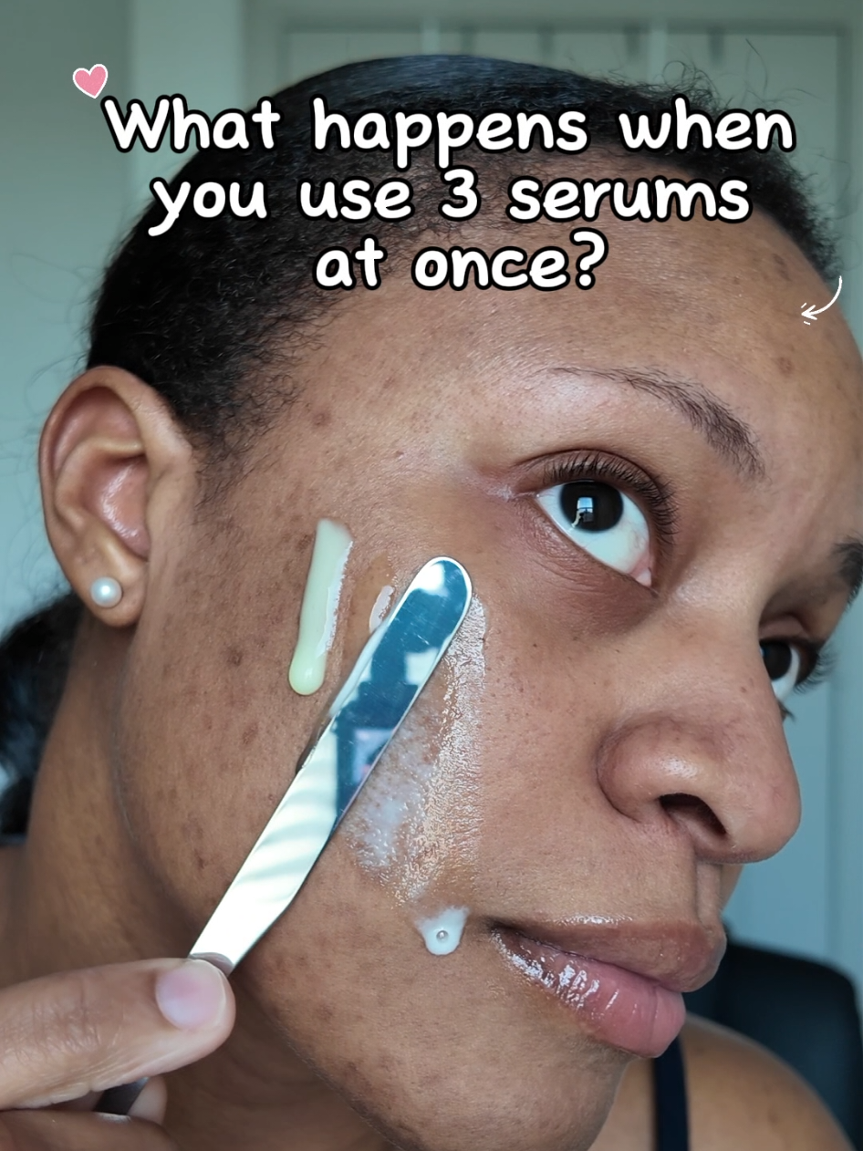 TikTok post by @kadoobles for Cosyuree. Caption reads: I love that Cosyuree makes a complete serum set....