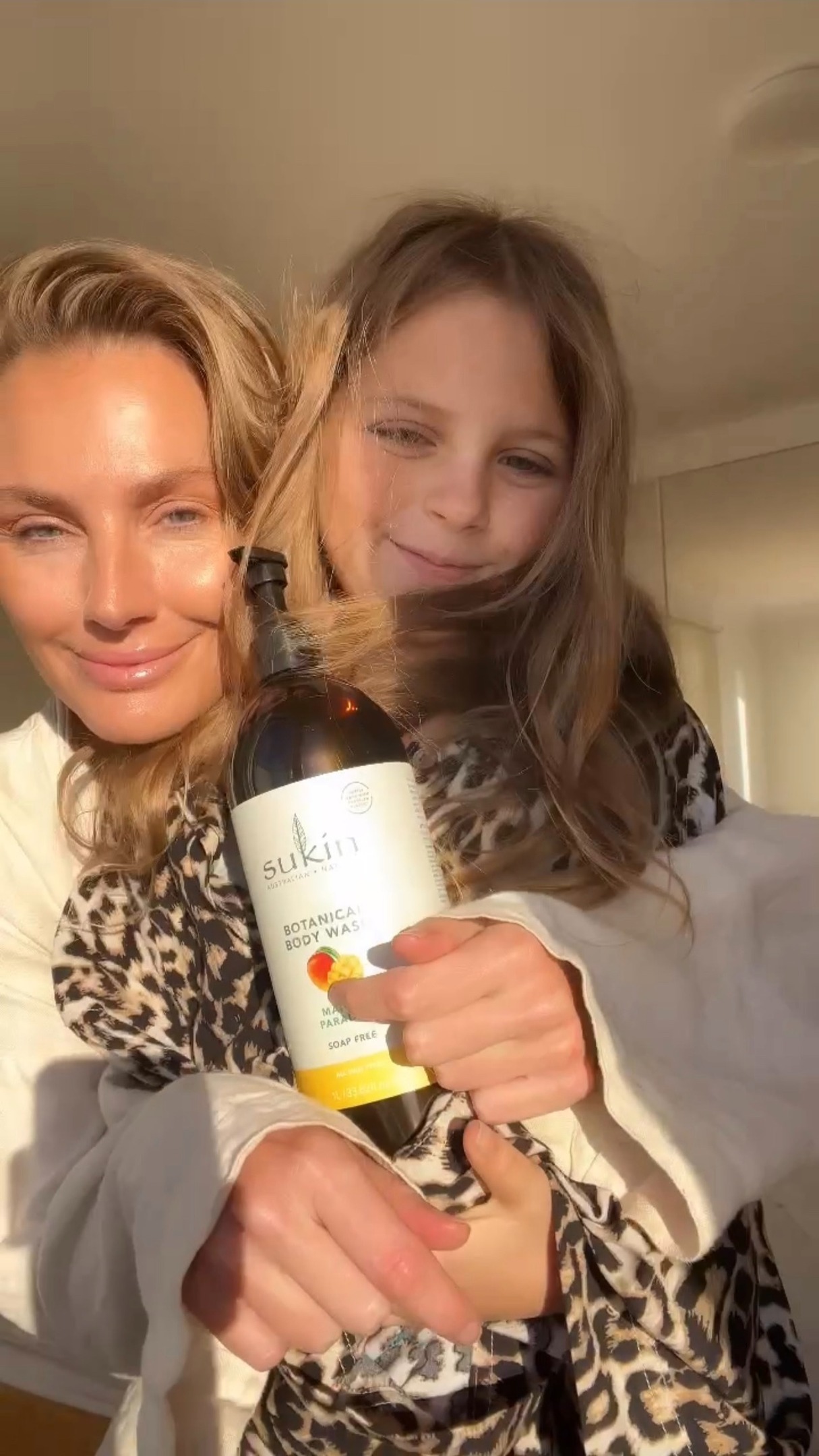 Instagram post by @marcialeone_ for Sukin Natural Skincare. Caption reads: Get ready with @marcialeone_ and her fam 💛
Mango....