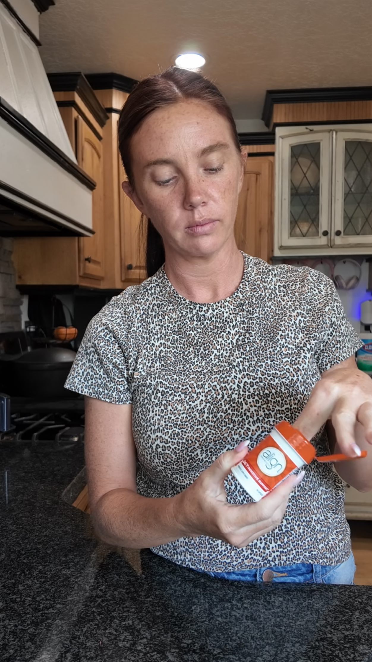 Instagram post by @lifewiththedorts for Align Probiotics. Caption reads: #ad #align_probiotic_partner This summer has been....