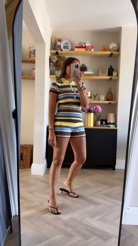 Instagram post by @motherhood_styled for ASOS. Caption reads: [...] that order 🥂 Summer co-ords with @asos x....