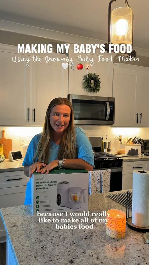 Instagram post by @lifewlittlelearners for Grownsy. Caption reads: Ive been so excited to try this Grownsy Baby Food....