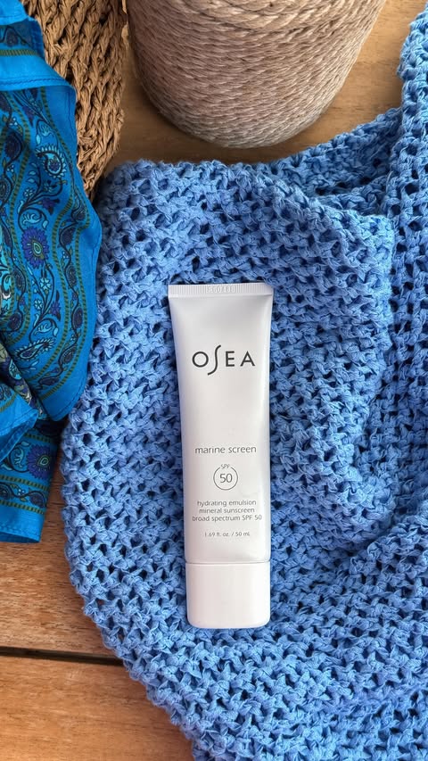 Instagram post by @shaylaquinn for OSEA. Caption reads: [...] vegan & cruelty-free, skincare brand....