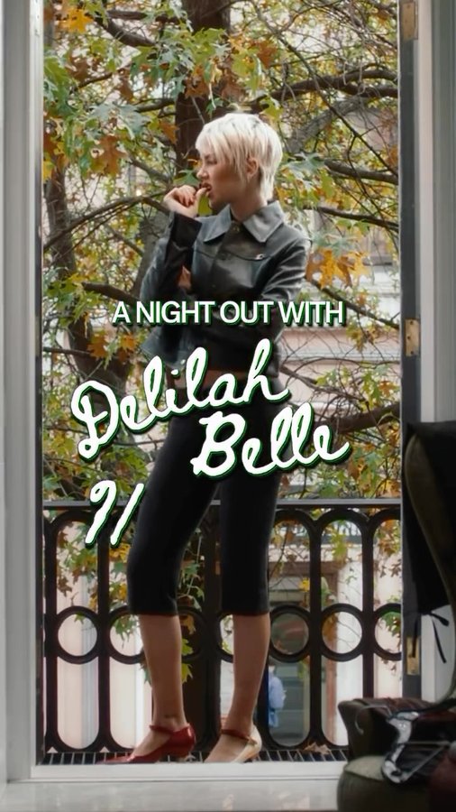 Instagram post by @lisarinna for NYLON. Caption reads: [...] late for the ball with her Tabby ;)....