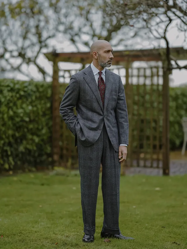 Instagram post by @dapperclassic for Proper Cloth. Caption reads: My second @propercloth delivery of the season has....