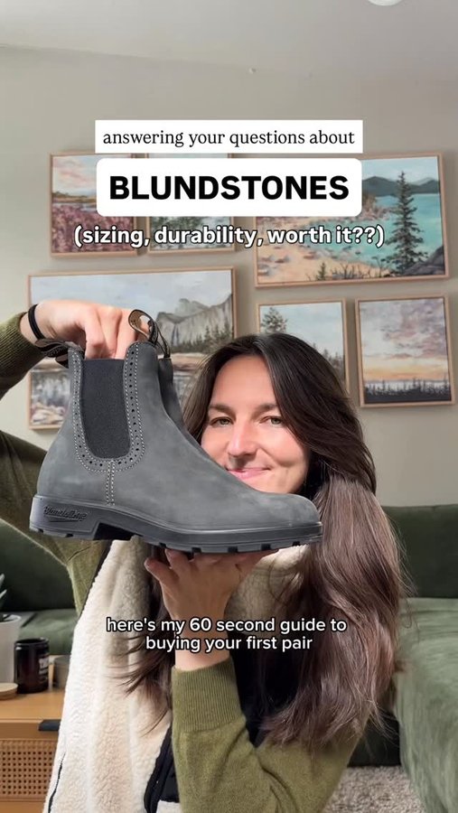Instagram post by @the_adventureaddicts for Blundstone. Caption reads: more q&a and tips!!! 👇🏼 #ad @blundstoneusa 

I....