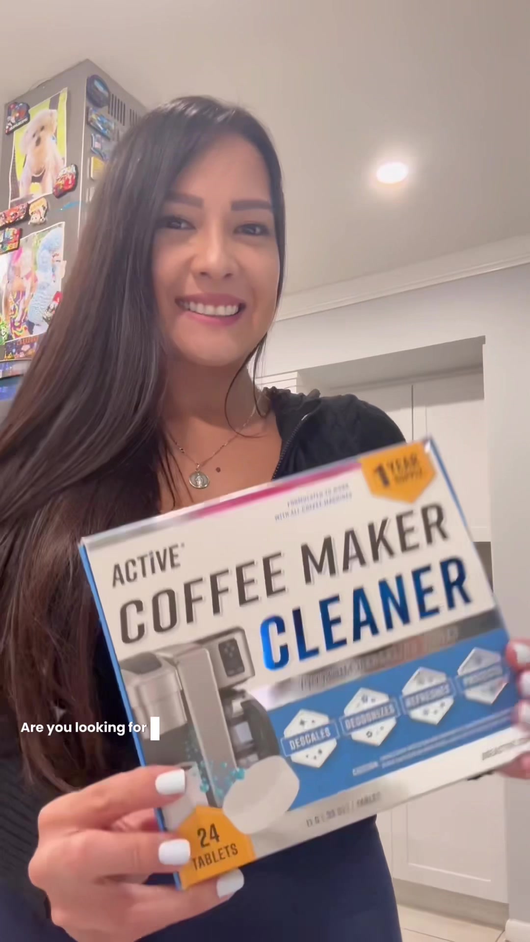 TikTok post by @rosy.yq for ACTIVE. Caption reads: The secret to better coffee at home ☕️ #active....