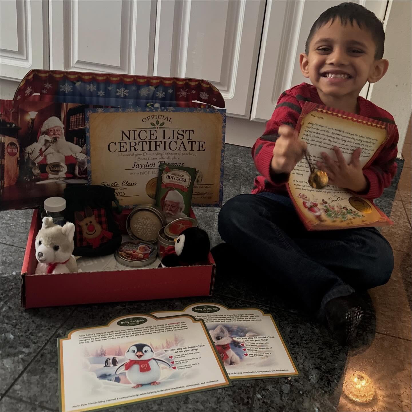 Instagram post by @lifewithsherryz for Package From Santa. Caption reads: [...] was so excited to receive the....