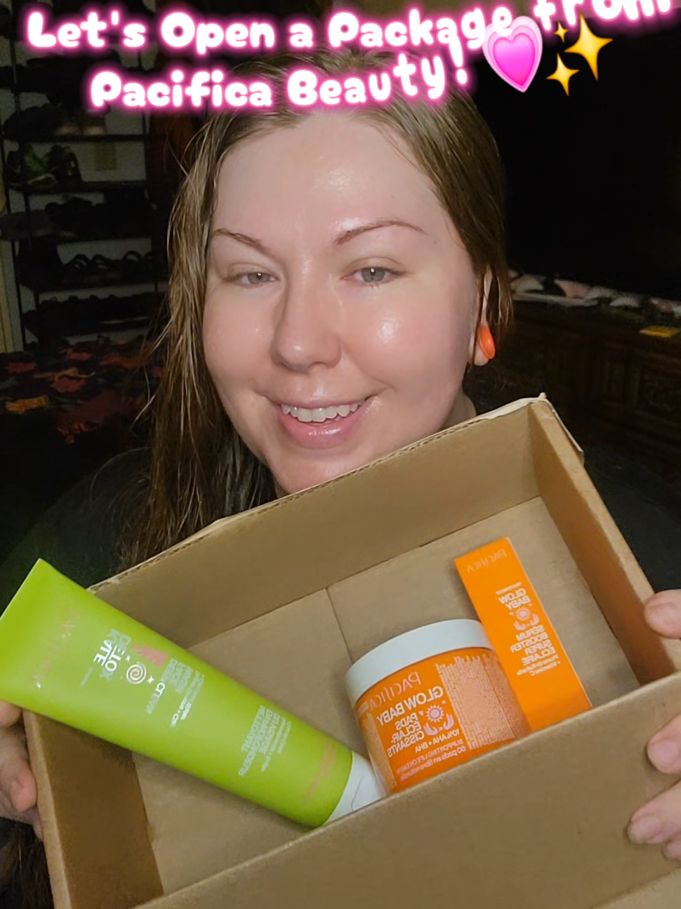 TikTok post by @__m00nbeam__ for Pacifica Beauty. Caption reads: [...] know how much I LOVE @pacificabeauty Now....