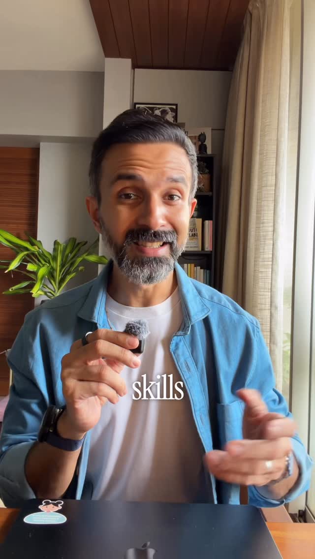 Instagram post by @varunduggi for Duolingo. Caption reads: At least now, one skill can actually speak for....