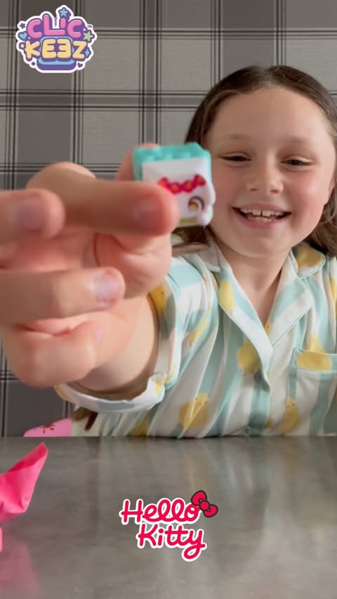 Instagram post by @xolivia_georgiaxnatalie for Vivid Toy Group. Caption reads: #AD How cool are the Hello Kitty and friends-....