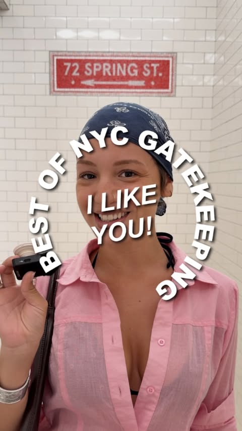 Instagram post by @isaaclikes_ for Glossier. Caption reads: Best of #NYC GATEKEEPING for @glossier !!! Matcha:....