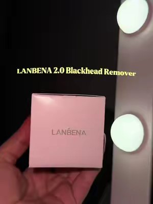 TikTok post by @yajipsiii for Lanbena. Caption reads: [...] bye blackheads 👋 Deepclean pores with....