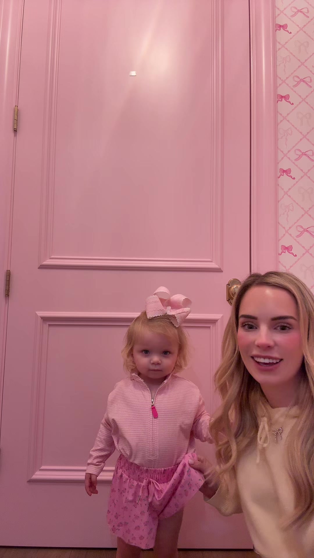 TikTok post by @courtney.hollis for Classic Whimsy. Caption reads: [...] cute toddler pull over!!! 💗 @Classic Whimsy....