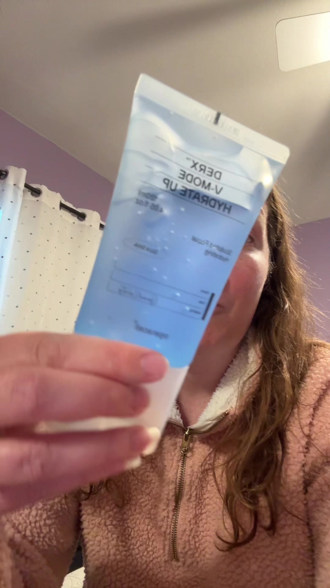 TikTok post by @ginlynn90 for Oganacell. Caption reads: [...] up! Hydration without the mess! @oganacell....