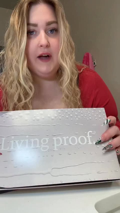 Instagram post by @thebrandileighsnacks for Living Proof. Caption reads: @livingproofinc thank you for having the best dry....