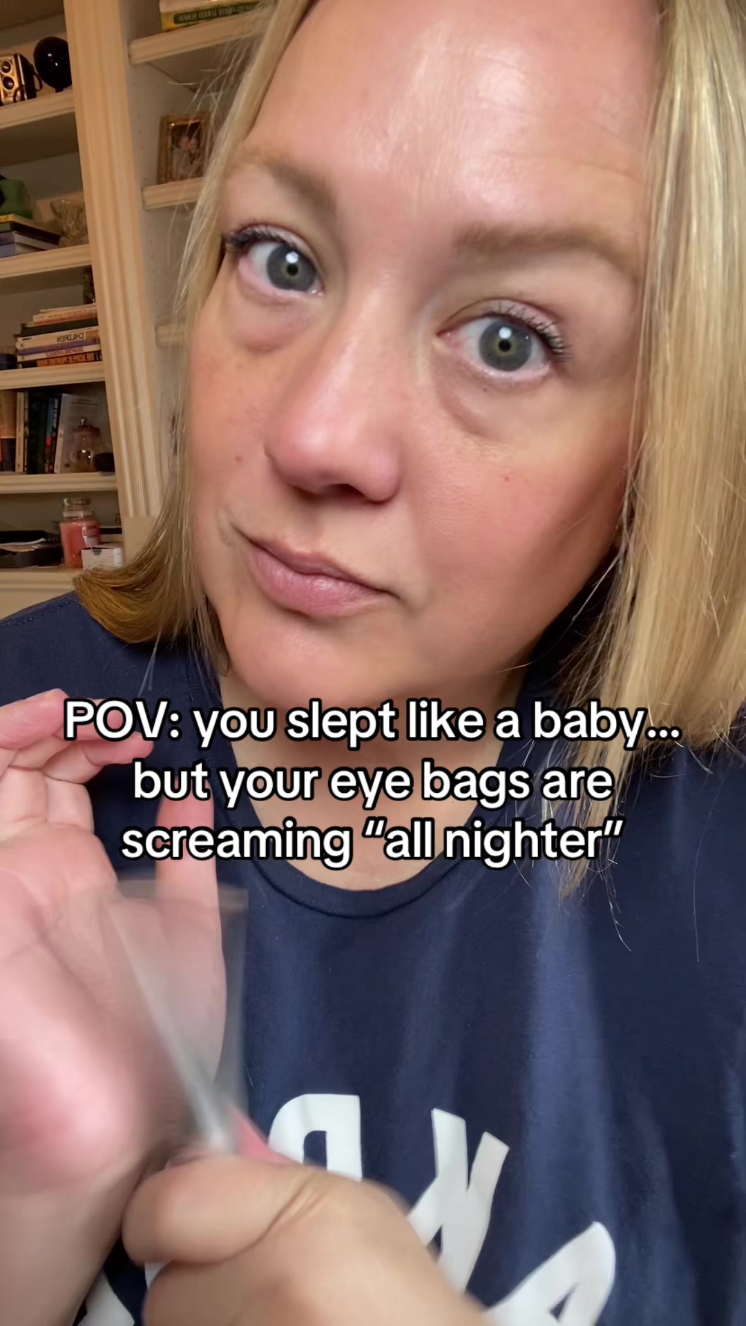 TikTok post by @essentialpath77 for Peter Thomas Roth. Caption reads: [...] them in minutes. #puffyeyes #peterthomasroth....