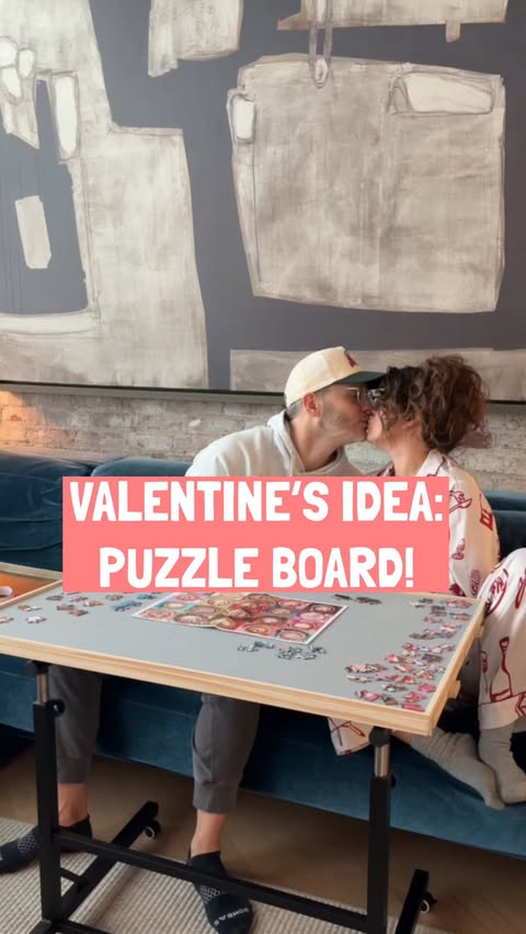 Instagram post by @megs.tea.room for All4JIG. Caption reads: #sponsored Grab your #ALL4JIG puzzleboard and....