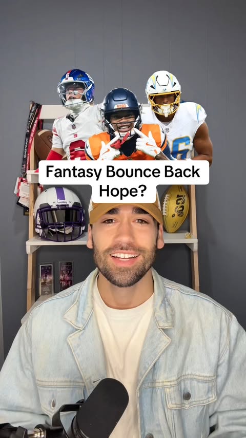 Instagram post by @joelsmythfantasy for Yahoo. Caption reads: Don't expect these players to bounce back 😬.