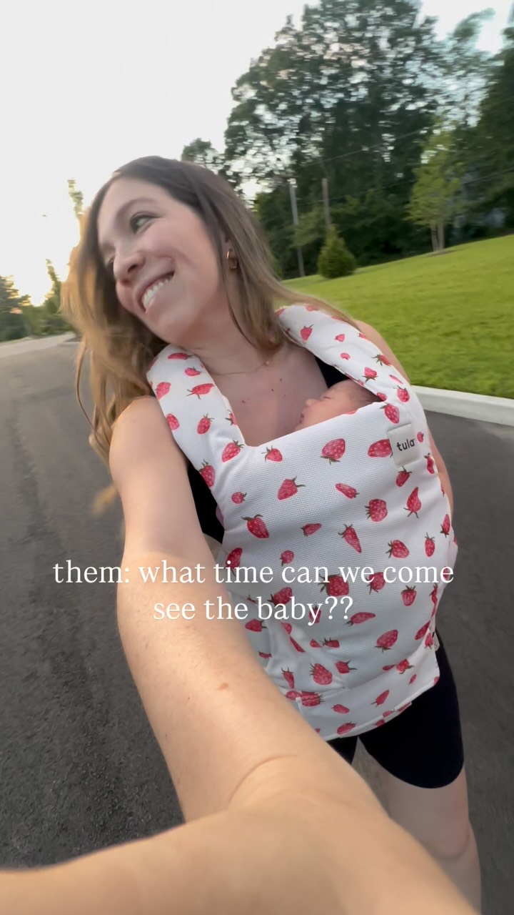 Instagram post by @hikingwithharps for Baby Tula. Caption reads: You’d have to be there to get it 🤣🤪

One of our....