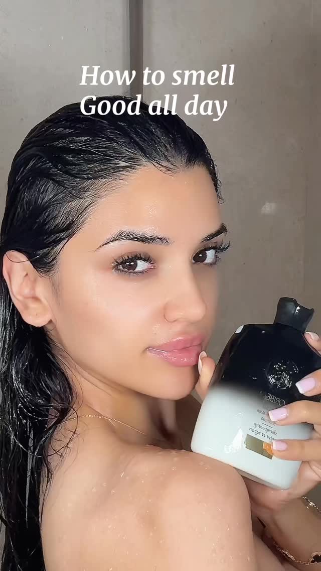 Instagram post by @simran_167 for REN Clean Skincare. Caption reads: How to smell good all day, not just when you leave....