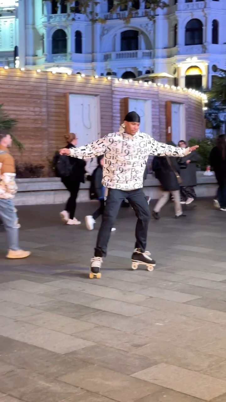 Instagram post by @cacherel_ for ellesse. Caption reads: And he was a badman ballerina!

Fleece from:....