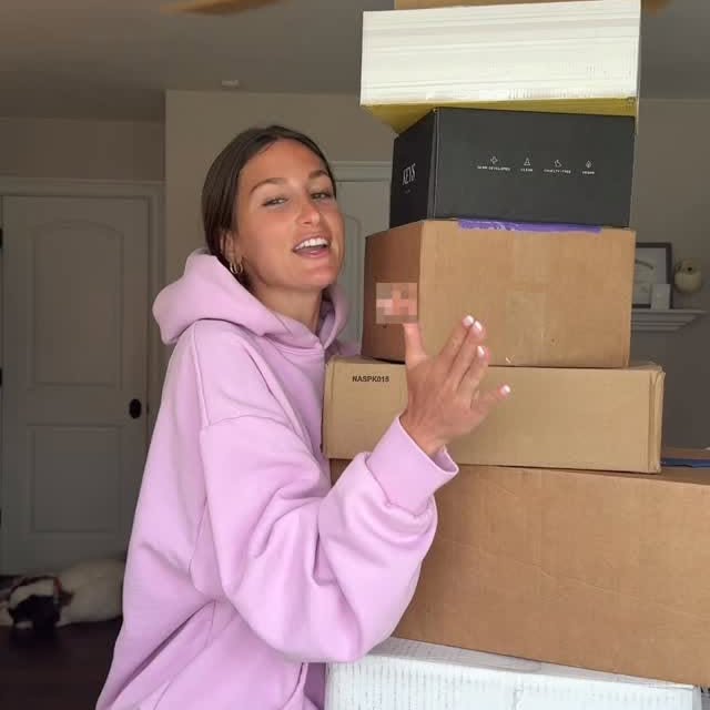 Instagram post by @natalieeraeee for Keys Soulcare. Caption reads: Returned home to blessings on blessings💌📦

#pr....