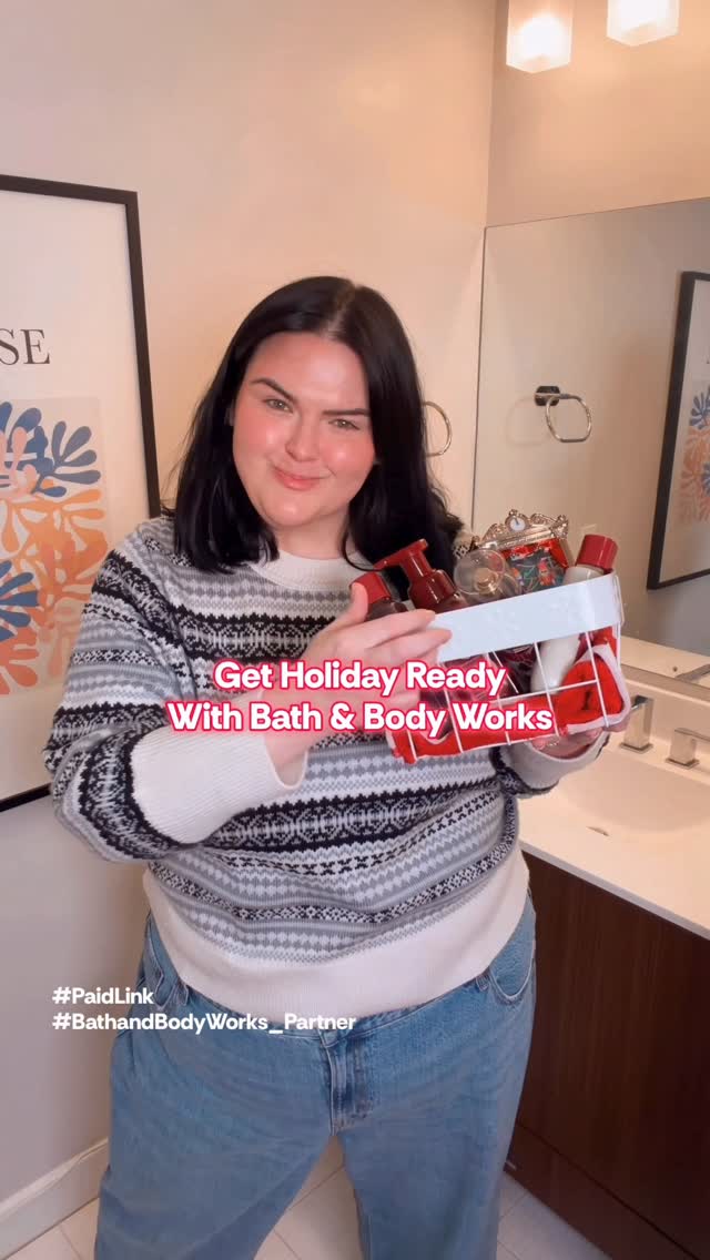 Instagram post by @roseybeeme for Bath & Body Works. Caption reads: #PaidLink #BathandBodyWorks_Partner #AD Happy....