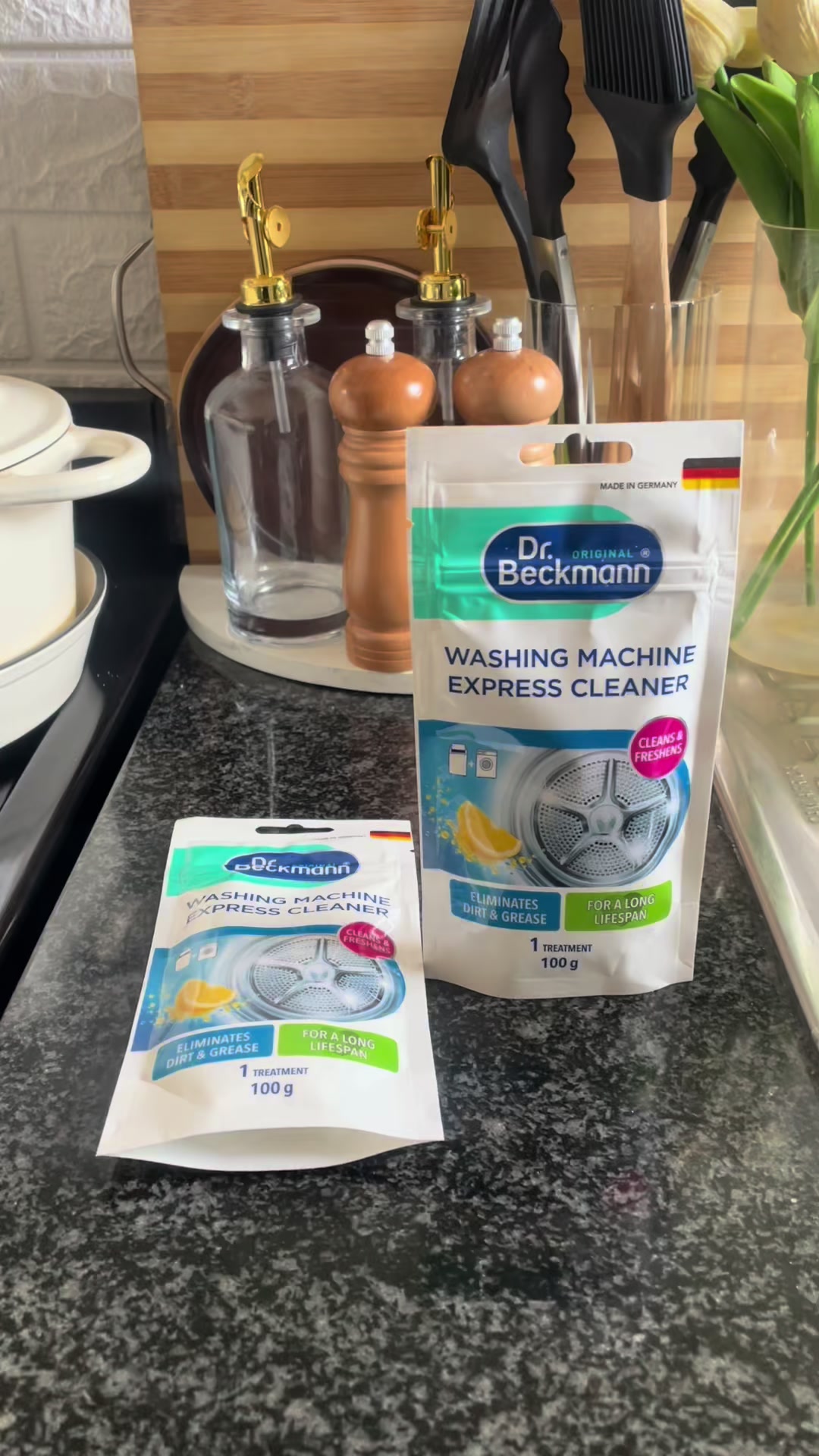 TikTok post by @ntombazane13 for Dr. Beckmann South Africa. Caption reads: [...] and Checkers. @Brand Advisor @Dr. Beckmann....