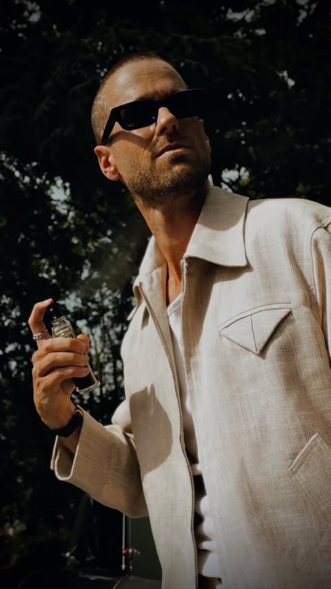Instagram post by @tge for Creed Fragrance. Caption reads: [...] it’s chosen. Leaving my mark with....