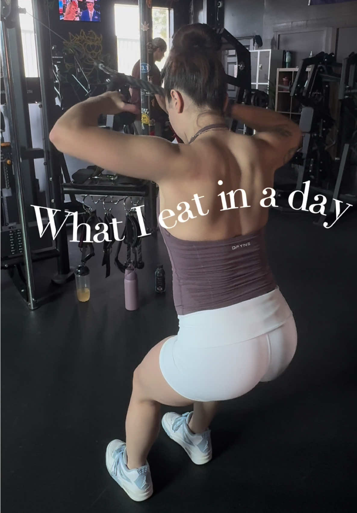 TikTok post by @annaloufitness for Truvani. Caption reads: WIED ft. The yummiest protein powder 😍😍@Truvani....