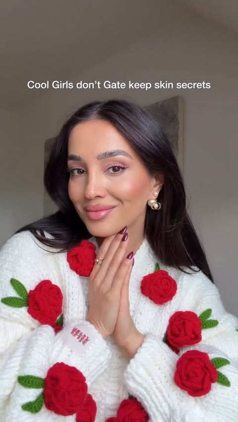 Instagram post by @samira.sfiii for Shark Beauty. Caption reads: Anzeige/ Because taking care of my skin should fit....